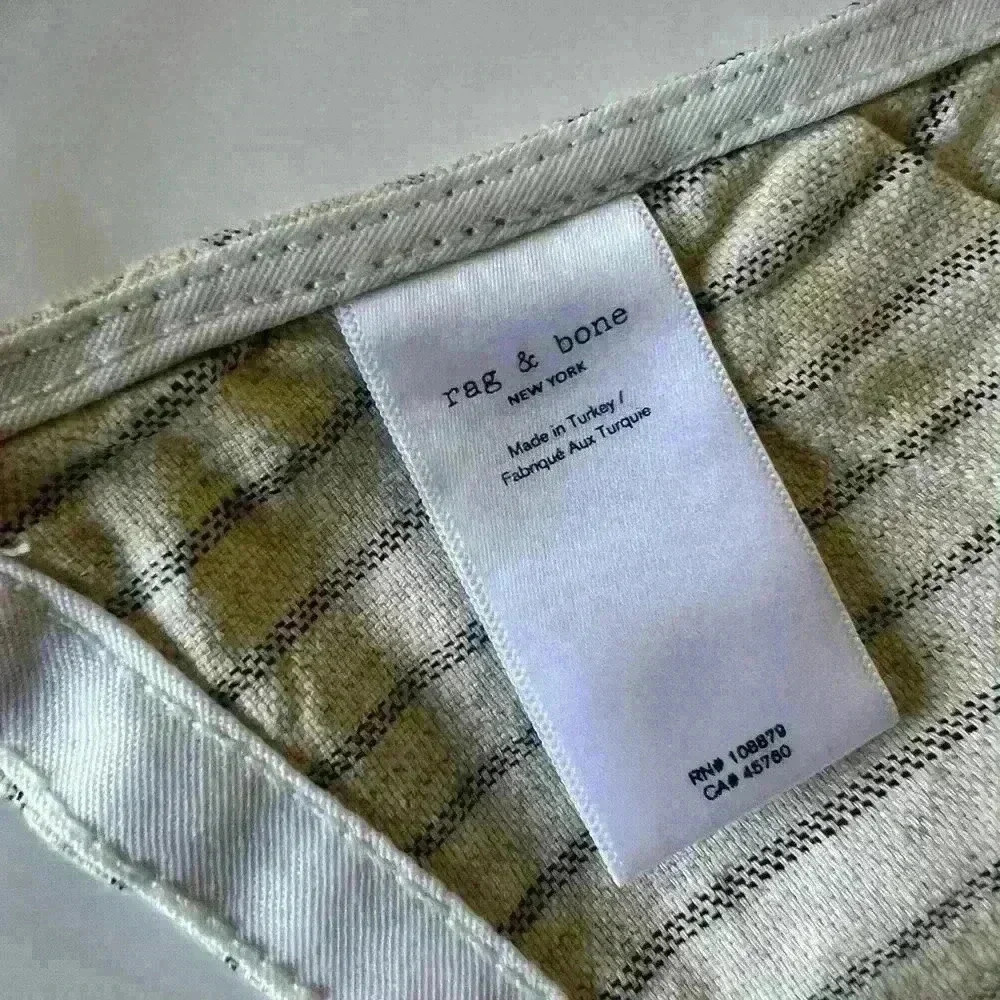 New! Rag & Bone Stripe Denim Halter Top. - image 7